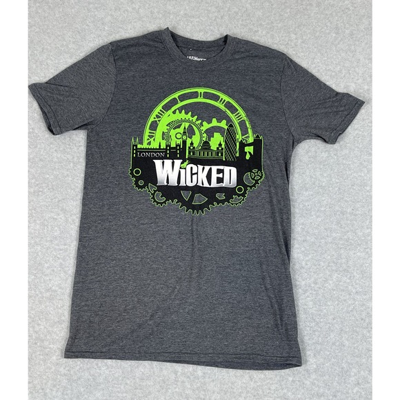Wicked Shirt Women's M Gray King of Oz Broadway Musical Play - Picture 1 of 5